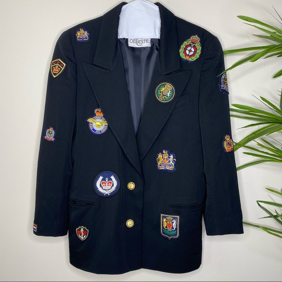 Celeste || Merlin Tailored Dickey Blazer/Jacket; Vintage inspired look. Size 10 - Picture 1 of 15